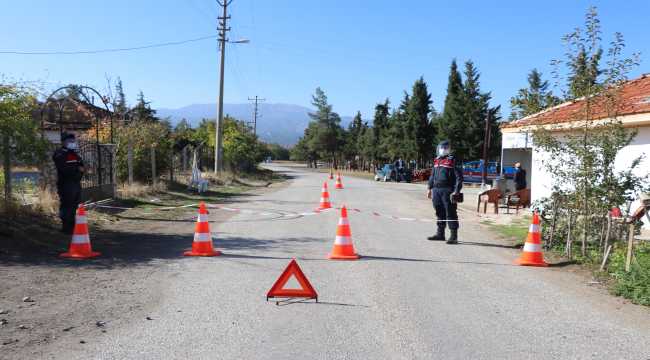 Burdur'da bir köy karantinaya alındı
