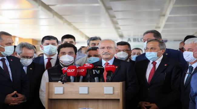 CHP Genel Başkanı Kılıçdaroğlu'ndan Muhittin Böcek'in sağlık durumuna ilişkin açıklama:
