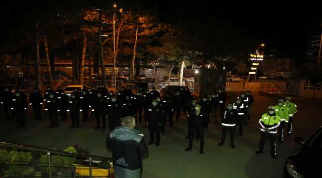 Çubuk'ta asayiş uygulaması yapıldı 