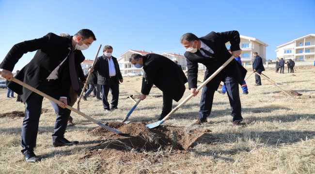 Çubuk’ta öğretmenler için hatıra ormanı oluşturuldu 