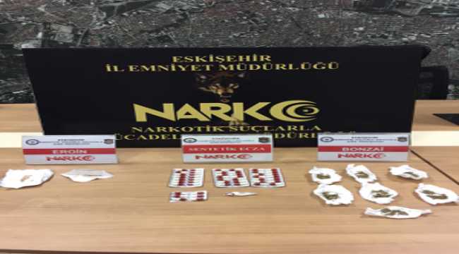 Eskişehir'de uyuşturucu operasyonunda 2 kişi yakalandı