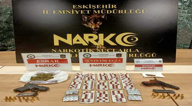 Eskişehir'de uyuşturucu operasyonunda yakalanan şüpheli tutuklandı
