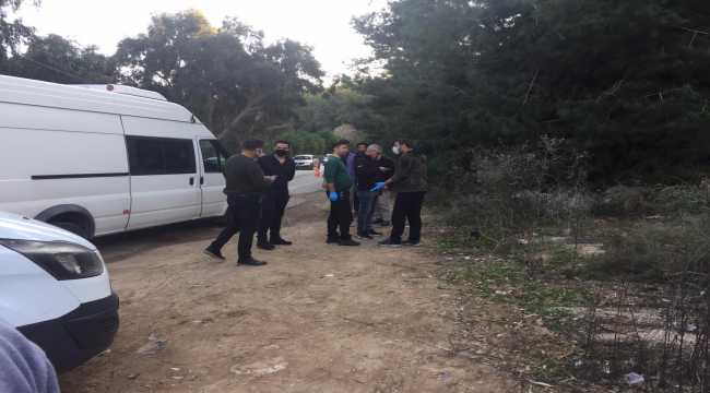 Yol kenarında çalılıklar arasına gizlenmiş EYP bulundu