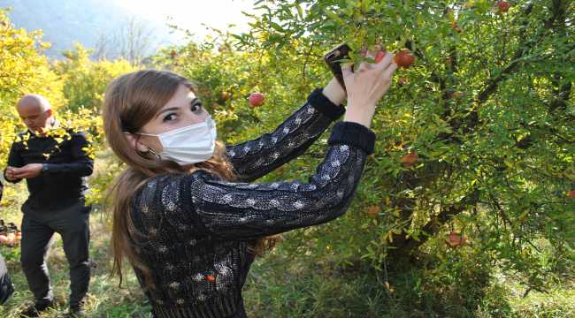 İstanbullu gençler Sarıcakaya'da 