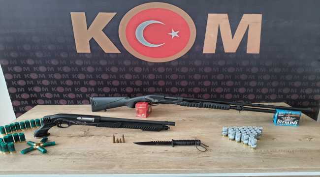 Kahramanmaraş'ta silah kaçakçılığı operasyonu: 4 gözaltı 