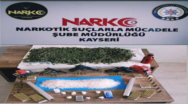 Kayseri'de uyuşturucu operasyonu: 2 gözaltı