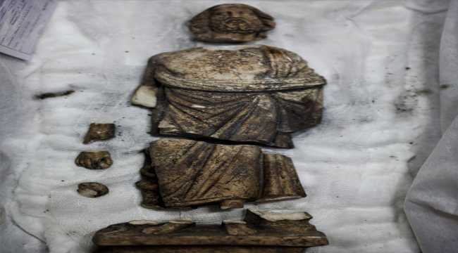 Kibyra Antik Kenti'nde Yunan ve Mısır tanrısı heykelleri bulundu