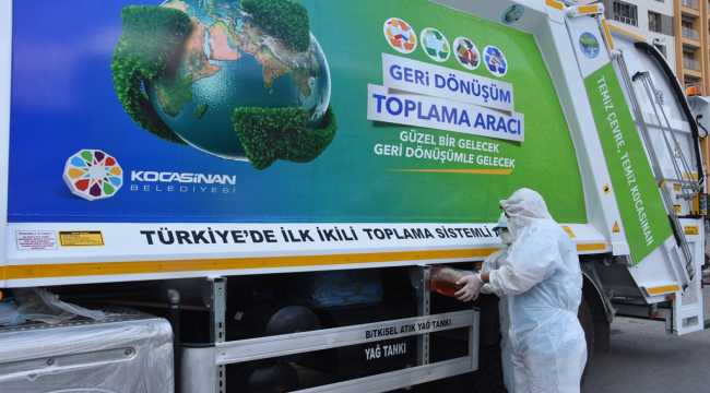 Kocasinan Belediyesinden geri dönüşüme katkı