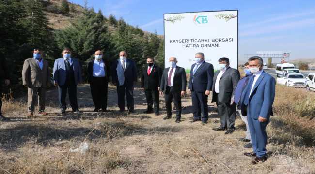 KTB ve KAYEMA işbirliğiyle hatıra ormanı oluşturuldu