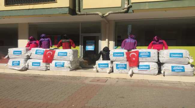 KÜRSAD'dan ihtiyaç sahibi 1071 çocuğa mont yardımı 
