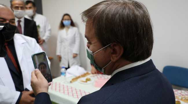 Lösemi tedavisi gören Gülgün öğretmene Aksaray Valisi Aydoğdu'dan moral telefonu