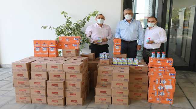 Mersin'de hayırsever desteğiyle bebeklere devam sütü 