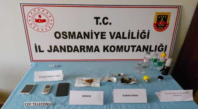 Osmaniye'de uyuşturucu operasyonu: 4 gözaltı