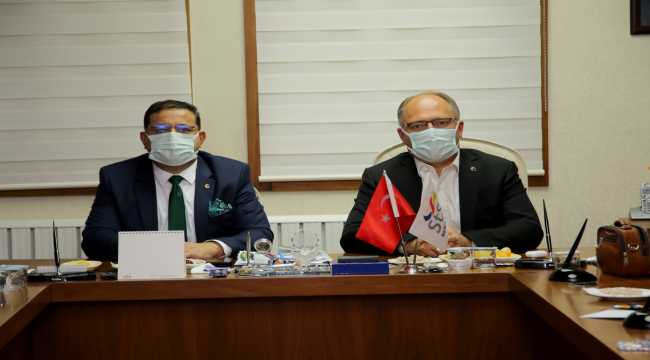 Belediye Başkanı Bilgin, STSO Yönetim Kurulu Toplantısı'na konuk oldu