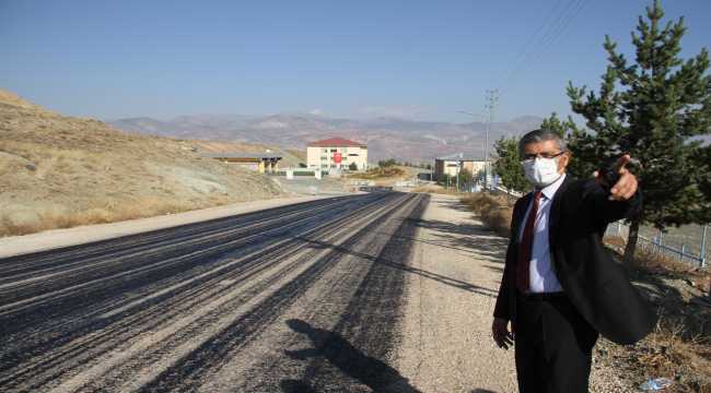 Suşehri'nde asfalt çalışması