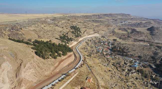 7,5 milyon TL maliyetli Hıdırellez yolunda çalışma sürüyor 