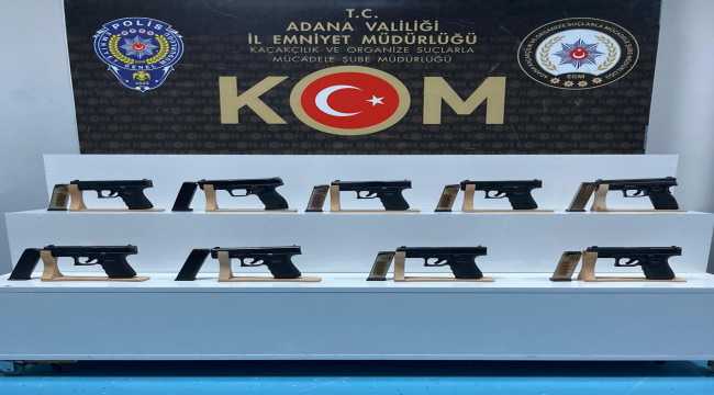 Adana’da yasa dışı silah ticareti operasyonunda 2 şüpheli tutuklandı