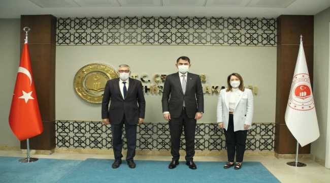 AK Parti Milletvekili Günay'dan Çevre ve Şehircilik Bakanı Kurum'a ziyaret