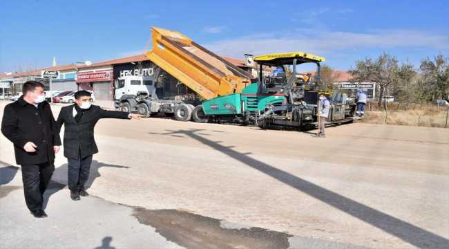 Aksaray Belediye Başkanı Dinçer, altyapı çalışmalarını inceledi