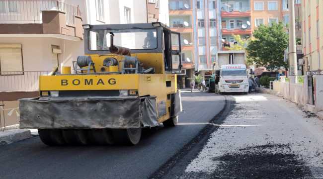 Aksaray Belediyesi 2020'de 95 bin ton asfalt serdi