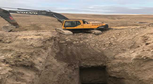 Aksaray'da define arayan 7 kişi suçüstü yakalandı