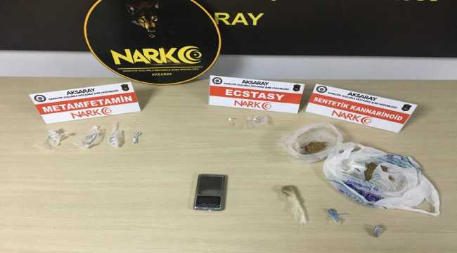Aksaray'da uyuşturucu sattıkları iddiasıyla yakalanan 3 zanlı tutuklandı