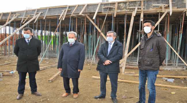 Akşehir'de yeni otogar inşaatı devam ediyor