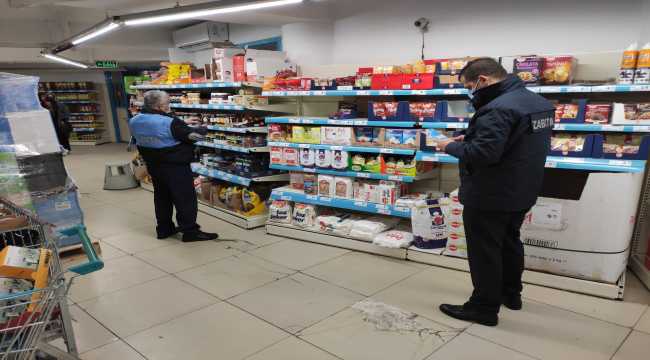 Altınözü'nde fırın ve marketlere Kovid-19 denetimi