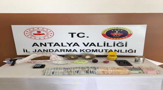 Antalya'da uyuşturucu operasyonunda 1 şüpheli yakalandı