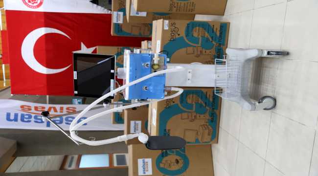 ASELSAN'dan Cumhuriyet Üniversitesine ventilatör cihazı desteği 
