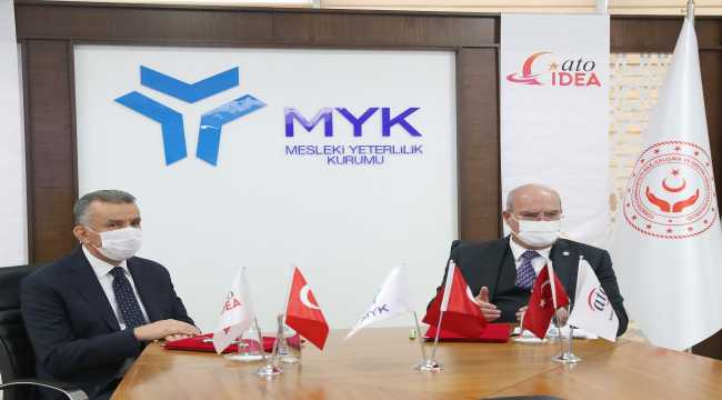 ATO satış pazarlama alanlarında sınav ve belgelendirme kuruluşu oldu