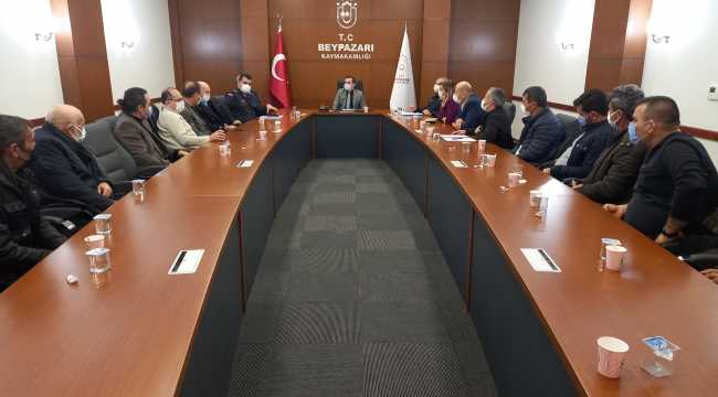 Beypazarı'nda tarım işçisi servislerine yönelik toplantı düzenlendi