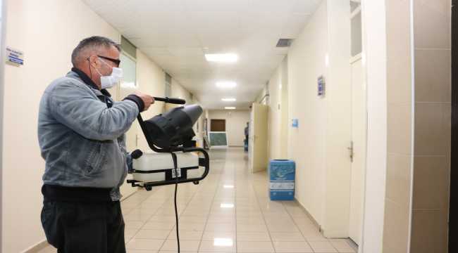 Beyşehir Belediyesi hizmet binasında Kovid-19 tedbirleri artırıldı