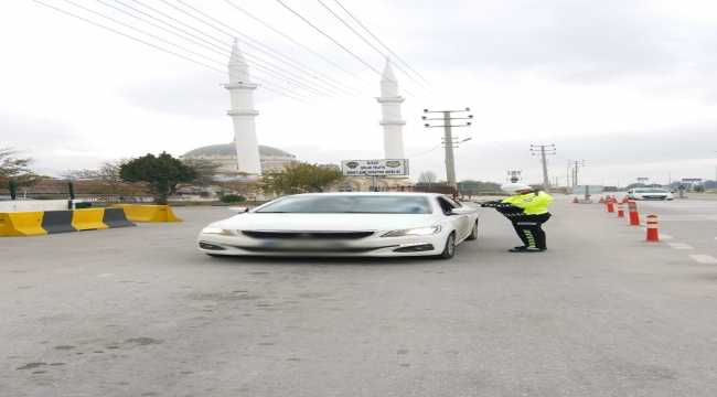 Burdur'da trafik kurallarına uymayan 185 araç sürücüsüne para cezası verildi