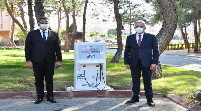 CK Enerji Akdeniz Elektrik'ten engelli vatandaşlar için 2 şarj istasyonu
