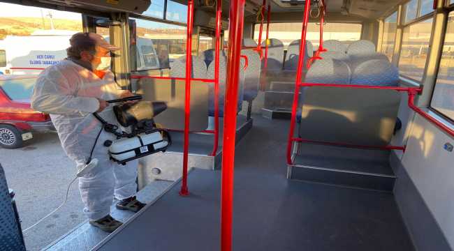 Çubuk'ta dezenfekte çalışmaları sürüyor