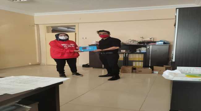 Doğanşar'da öğrencilere 235 tablet hediye edildi