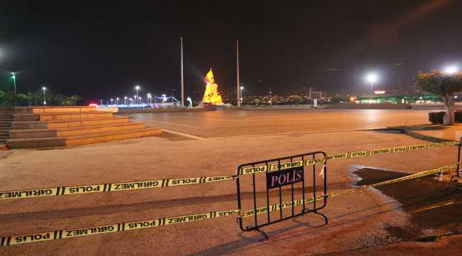 Doğu Akdeniz'de cadde ve sokaklar sessizliğe büründü