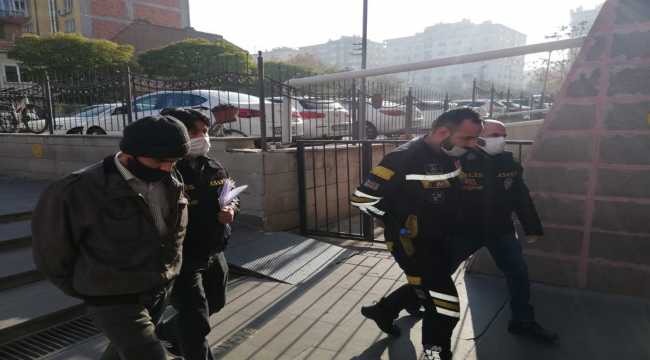 Çekiciyle otomobil hırsızlığı yaptı