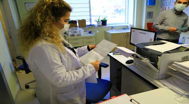 Hadim'de öğrencilerden sağlık çalışanlarına mektup 