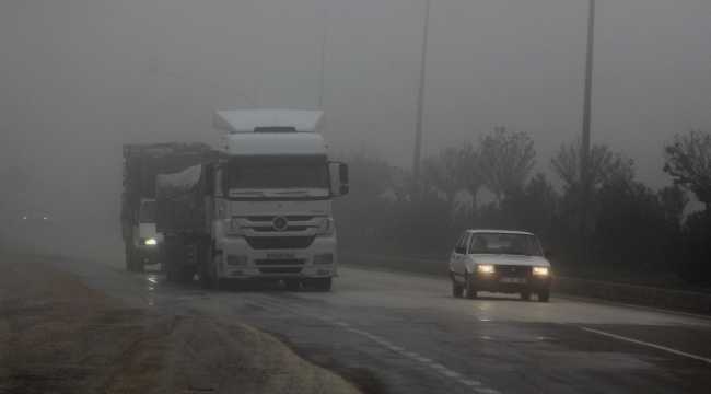 Hatay'da sis ulaşımı olumsuz etkiledi