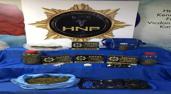 Hatay'da uyuşturucu operasyonu: 1 gözaltı