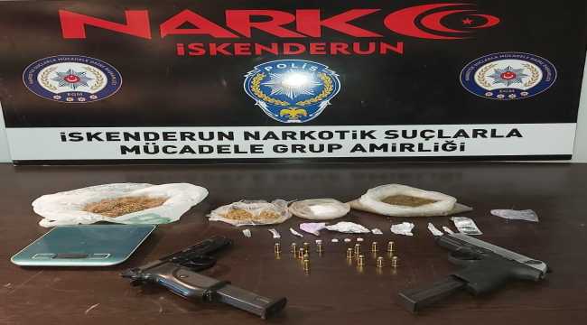 Hatay'da uyuşturucu operasyonunda 3 kişi yakalandı