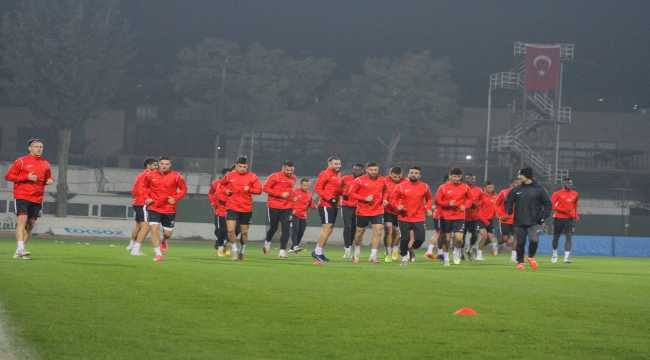 Hatayspor, Antalyaspor maçının hazırlıklarını sürdürdü 