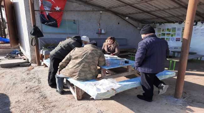 Müdür Korkmaz iyi tarım uygulaması yapan çiftçileri ziyaret etti