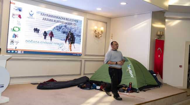 Kahramankazan'da arama kurtarma ekibi kuruldu