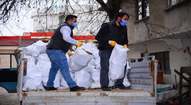 Kahramankazan’da budanan ağaçlar ihtiyaç sahiplerine dağıtılıyor
