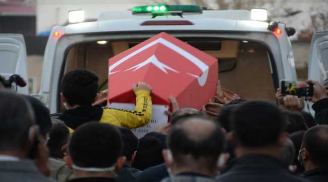 Şehit polis memuru için tören düzenlendi