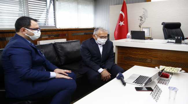 Kayseri Büyükşehir Belediye Başkanı Büyükkılıç, AA'nın 