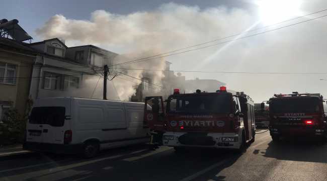 Kayseri'de elektrikli sobadan çıkan yangında bir ev kullanılamaz hale geldi